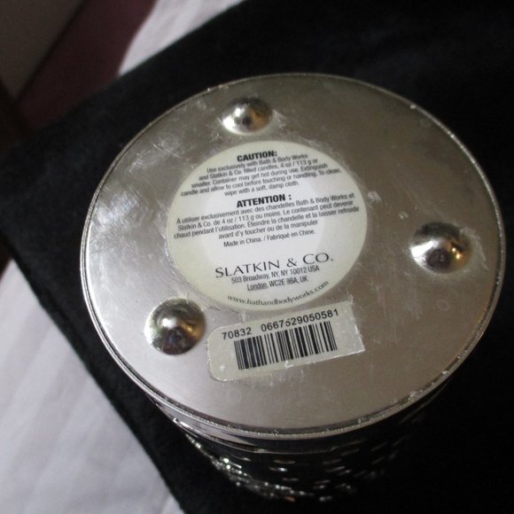 Bath & Body Works/Slatkin & Co Small Metal Tree & Snowflake Candle Holder - Picture 6 of 6